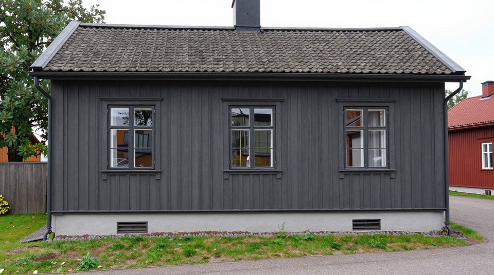 Fasadmålning-projekt i Nacka